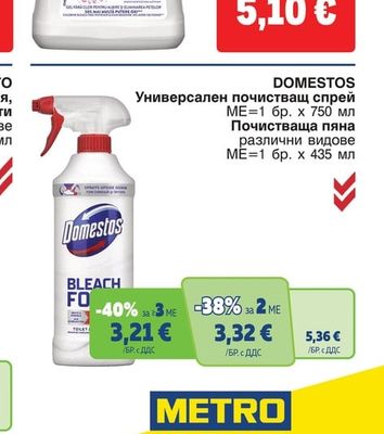 Domestos Универсален почистващ спрей