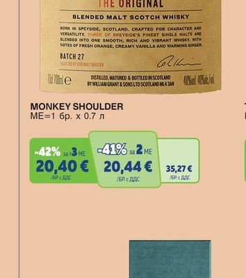 Monkey Shoulder MONKEY SHOULDER