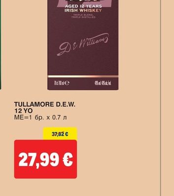 TULLAMORE D.E.W. 12 YO