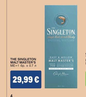 THE SINGLETON MALT MASTER'S