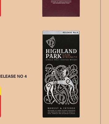 HIGHLAND PARK HIGHLAND PARK CASK STRENGTH RELEASE NO 4