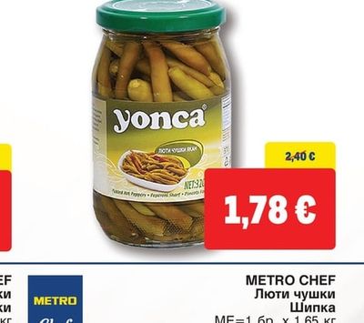 YONCA Люти чушки Якан