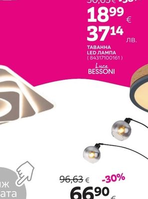 Luca BESSONI ТАВАННА LED ЛАМПА