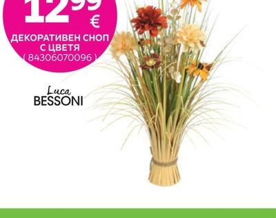 Luca BESSONI ДЕКОРАТИВЕН СНОП С ЦВЕТЯ