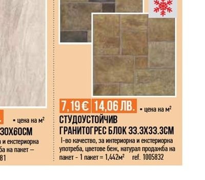 ГРАНИТОГРЕС НИКЕЯ 30Х60СМ