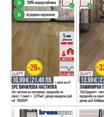 KRONOPOL SPC ВИНИЛОВА НАСТИЛКА