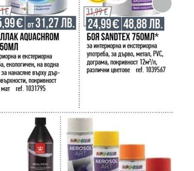 Vivechrom AQUACHROM eco ЕМАЙЛЛАК AQUACHROM ECO 750МЛ