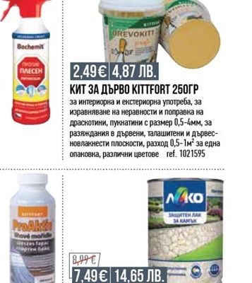 Pontti Floor Lacquer ПОЛИУРЕТАНОВ ЛАК ЗА ПАРКЕТ PONTTI FLOOR LACQUER 900MA