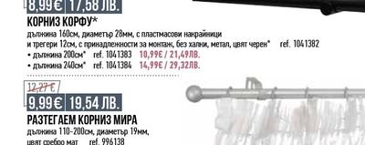 АЛУМИНИЕВА ШИНА С БЛЕНДА