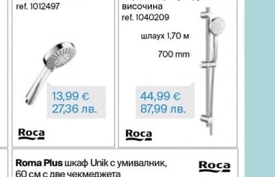 Roca Душ слушалка STELLA