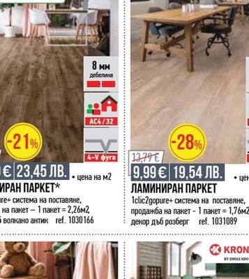 kronospan ЛАМИНИРАН ПАРКЕТ