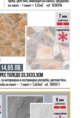 ГРАНИТОГРЕС CIPRO 30,8X61,5CM