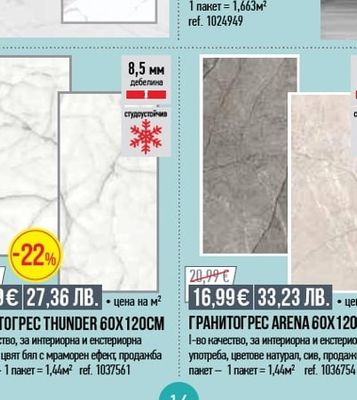 ГРАНИТОГРЕС ПАСТЕЛ 33,3Х33,3CM