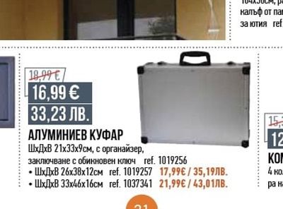 АЛУМИНИЕВ КУФАР