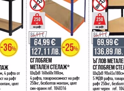 BMontage СГЛОБЯЕМ МЕТАЛЕН СТЕЛАЖ
