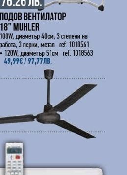 ELITE ПОДОВ ВЕНТИЛАТОР 12" ELITE