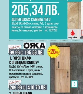 Home.B ОГЛЕДАЛО С LED ОСВЕТЛЕНИЕ НОMЕ.В