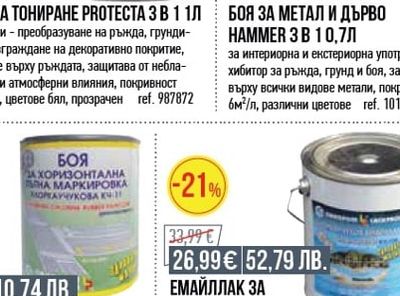 PROTECTA БАЗА ЗА ТОНИРАНЕ PROTECTA 3 В 1 1Л