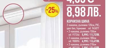 КОРНИЗНА ШИНА