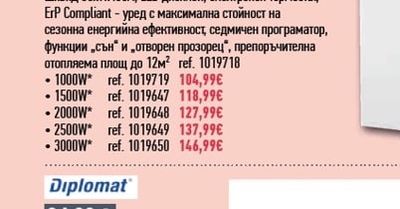 TESY КОНВЕКТОР TESY 500W*