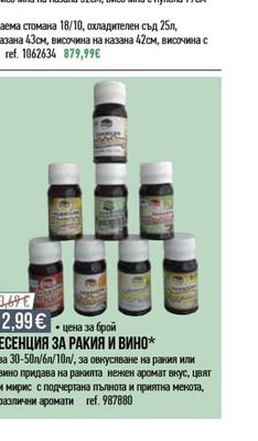 ЕСЕНЦИЯ ЗА РАКИЯ И ВИНО*