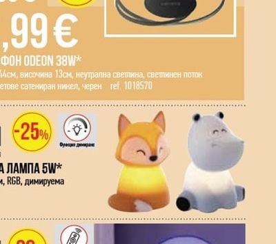 LED ПЛАФОН ODEON 38W