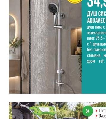 AQUAVEO ДУШ СИСТЕМА