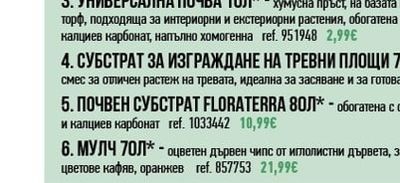 Floraterra ПОЧВЕН СУБСТРАТ FLORATERRA 80Л