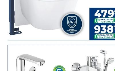 GROHE Комплект структура за вграждане SOLIDO 5in1 EURO CERAM
