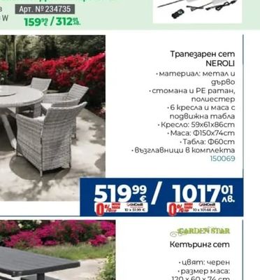 ROSSIMA РЪЧНА ЩОРА ЗА ПЕРГОЛА ROSSIMA