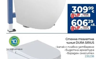 GEBERIT Комплект структура за вграждане ДЕЛТА ДУОФИКС