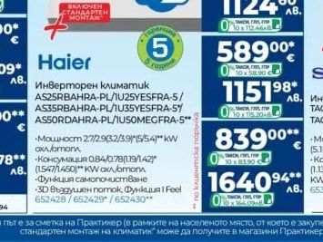 Haier Инверторен климатик AS25RBAHRA-PL/1U25YESFRA-5/ AS35RBAHRA-PL/1U35YESFRA-5/ AS50RDAHRA-PL/1U50MEGFRA-5