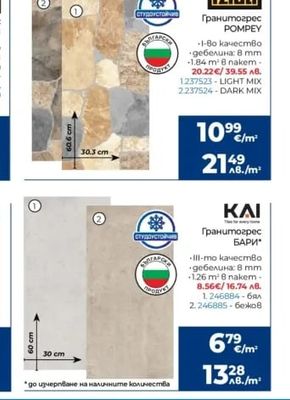 dura-tiles Гранитогрес Deckwood