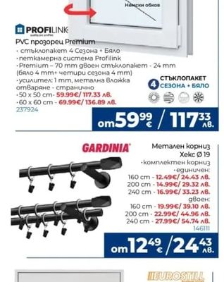 PROFILINK PVC прозорец Premium
