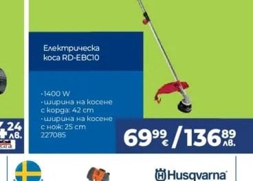 RAIDER Електрическа коса RD-EBC10