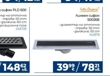 Линеен сифон PLD 600