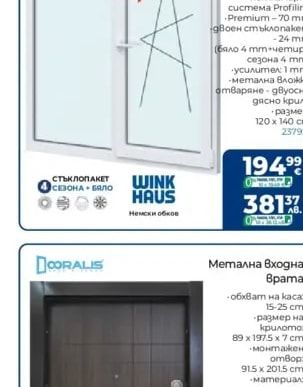 PROFILINK РVС прозорец Premium