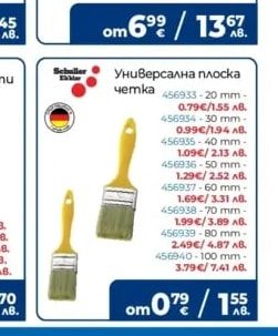 Schuller Универсална плоска четка