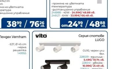 vito LED плафон SATURN
