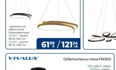 VIVALUX LED плафон CHELSEA