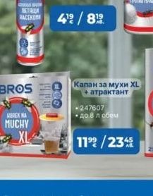 BROS Капан против молци в храната