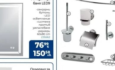 VICARD модел Сара с LED осв.