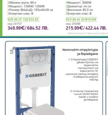 TESY BelliSlimo Lite Dry 80 Реверсивен ел. бойлер