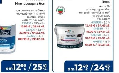 Levis EasyClean латексова боя за тониране