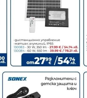 vito LED соларен прожектор