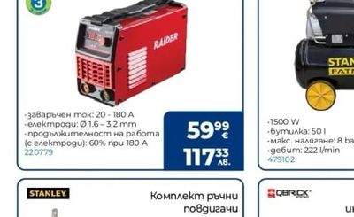 RAIDER Инверторен електрожен RD-IW31