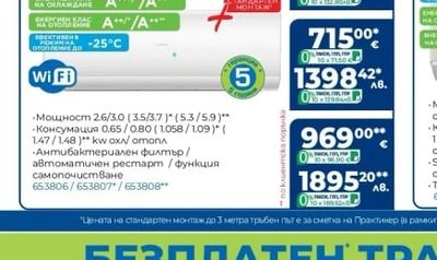 Haier Инверторен климатик AS25SBBHRA-MWV/1U25DEBFRA-SH/ AS35SBBHRA-MWV/IU35DEBFRA-SH AS50SDBHRA-MWV/IU50KEBFRA-SH**