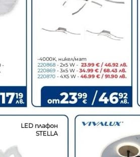 RL LED плафон ROUTE