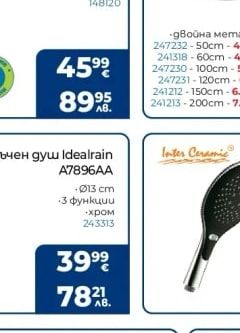 Ideal Standard Душ комплект Idealrain B9508AA