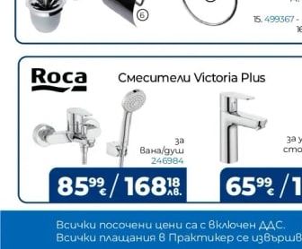 Смесители Victoria Plus за вана/душ